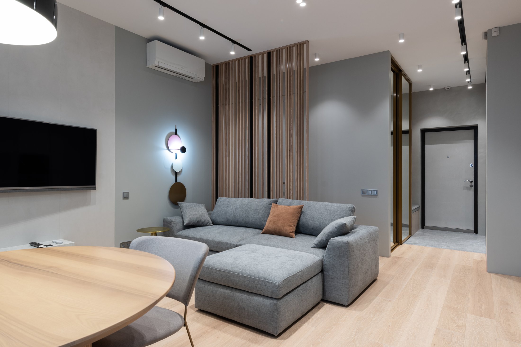 Modern lounge with discreet air conditioning
